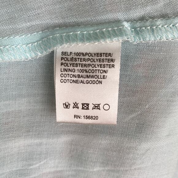 Allison Floral Maxi Dress Size Medium Turquoise Pink Sleeveless Tiered Peasant - Picture 9 of 12